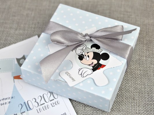 invitatie botez Disney puzzle Mickey 15707